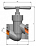 Shut-off valve for vacuum medium DN25 vacuum valve amk.lv.s.25.м, analogue 128-12-0022| Picture